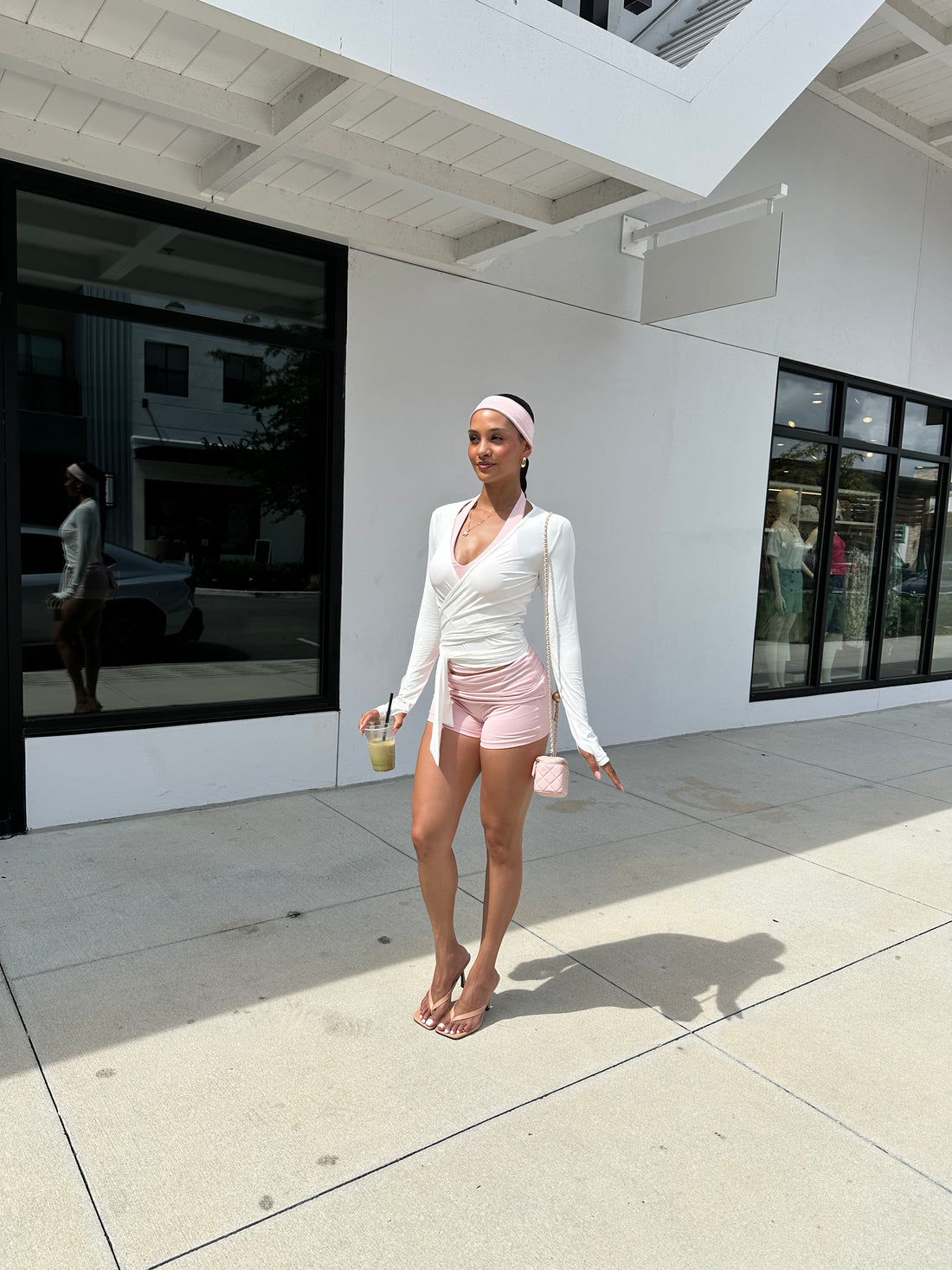 White Wrap Top