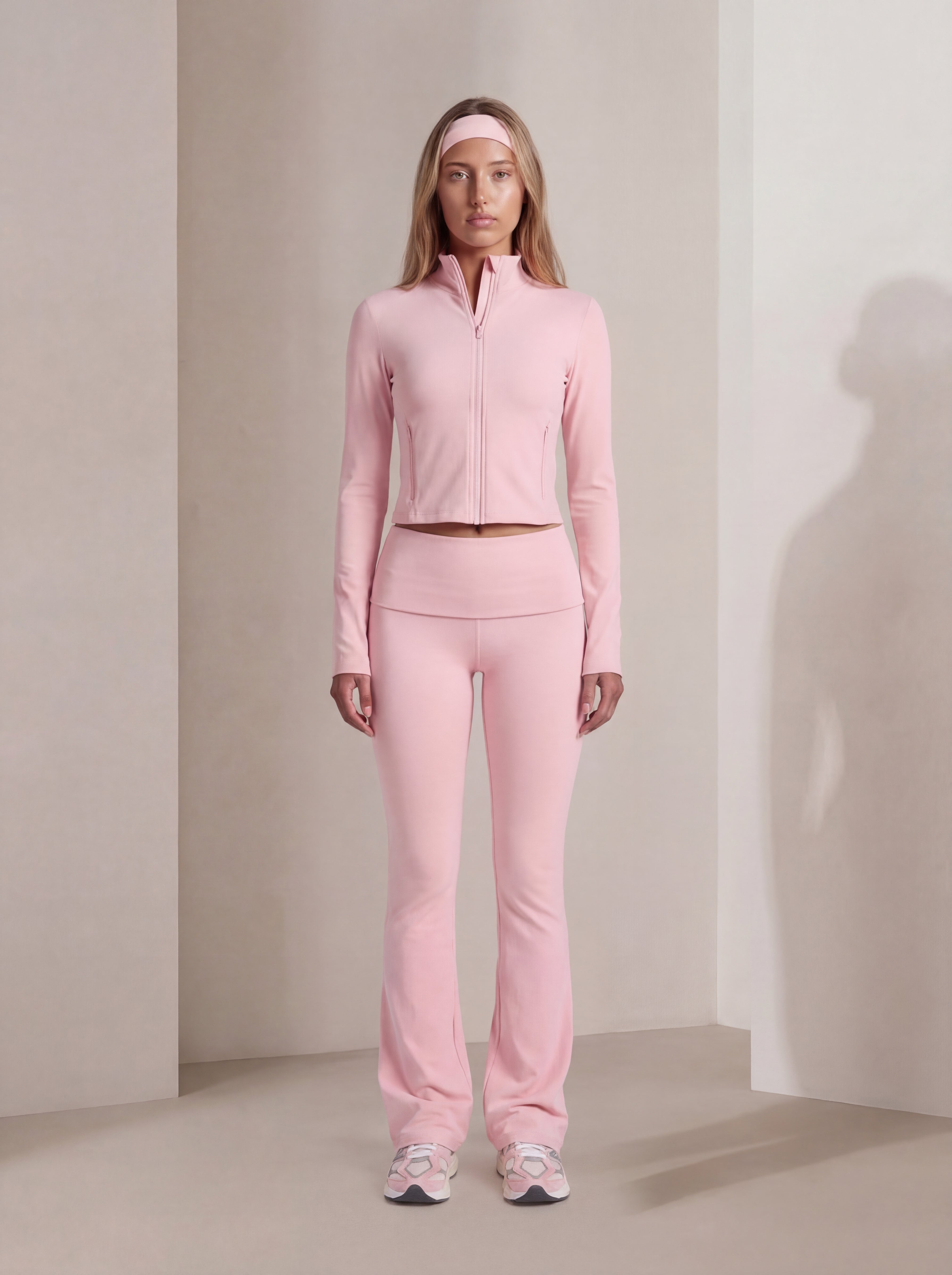 Pink Bow Wide Leg Pants