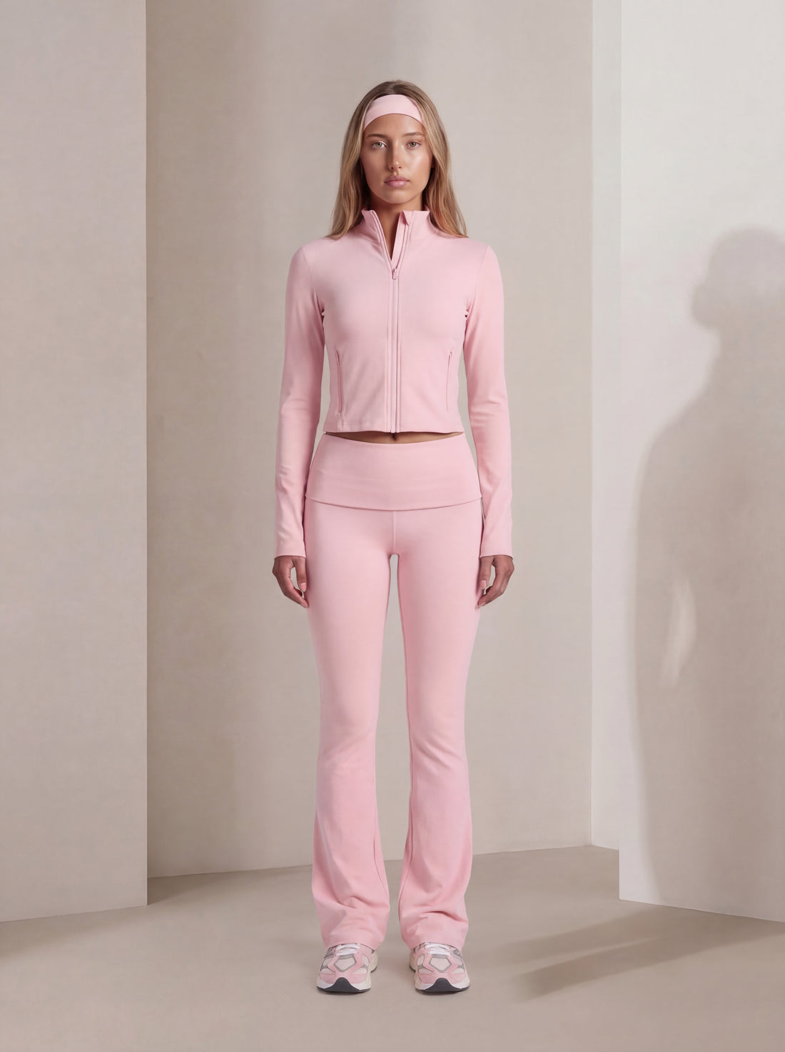 Pink Bow Wide Leg Pants