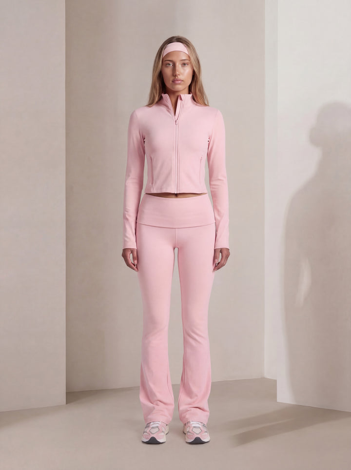 Pink Bow Wide Leg Pants